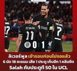 ไฮไลท์ฟุตบอล คิโรน่า 0-1 ลิเวอร์พูล ยูฟ่า แชมป์เปี้ยนส์ลีก